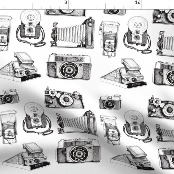 Camera Fabric Etsy
