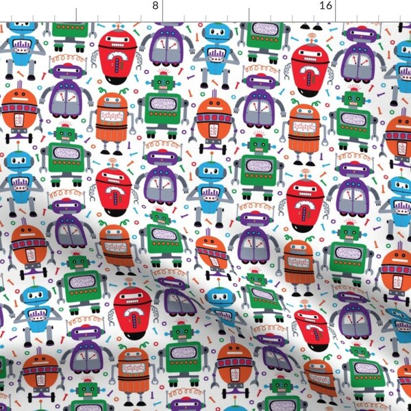 Nuts Bolts Fabric Etsy