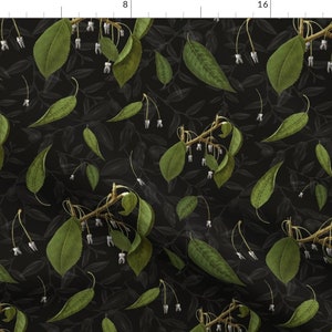 Teeth Fabric - Devour by idoa - Anatomy Spooky Victorian Botanical Vintage Gothic Maximalist Fabric by the Yard by Spoonflower