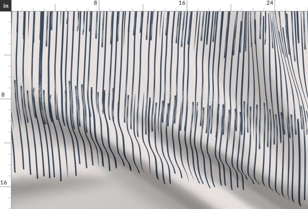 Large Scale Lines Abstract Pattern Fabric - Long Marks by Wildnotions ...