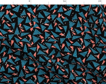 Memphis Fabric - Memphis Fabric 80s 90s Revival Fabric Colorful Bright Geo Kids Summer Fabric By Charlottewinter - Fabric With Spoonflower