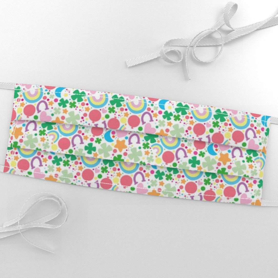 Good Luck Charms Fabric Aloha Lucky Washi Tape Size On White Etsy