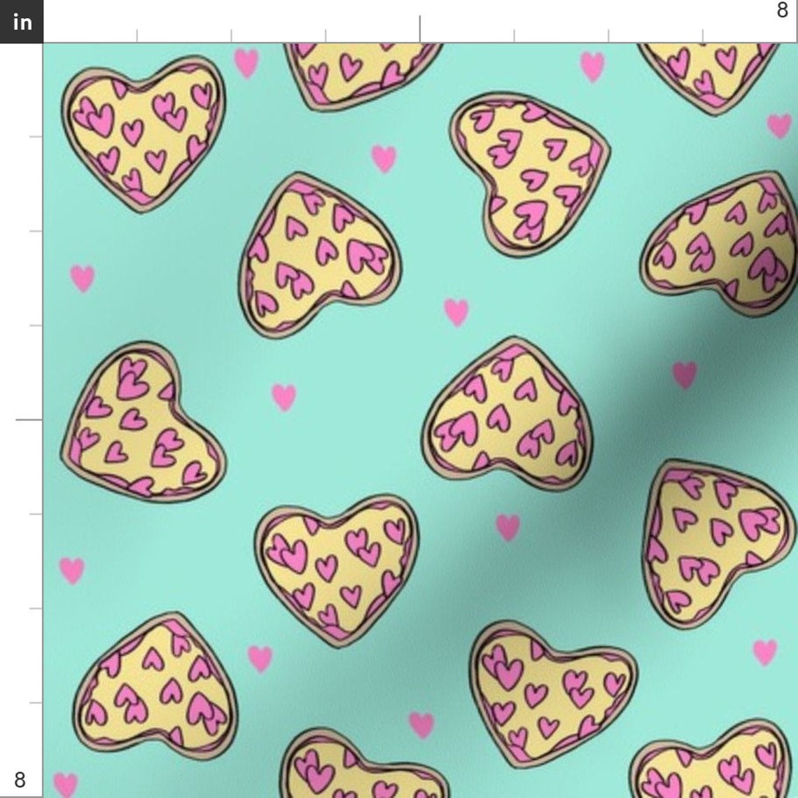 Pizza Fabric Pizza Heart // Valentines Day Love Pizza Slices Etsy
