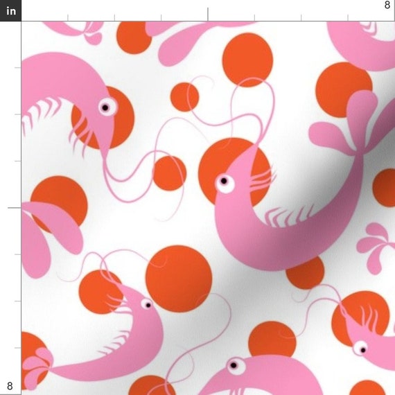 Shrimp Pink Home Decorating Linen Fabric By The Yard