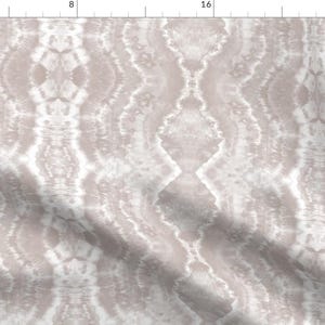 Beach Fabric - Constellation Mocha By Michellemathis - Beach Tie Dye Beige White Modern Home Cotton Fabric By The Yard With Spoonflower