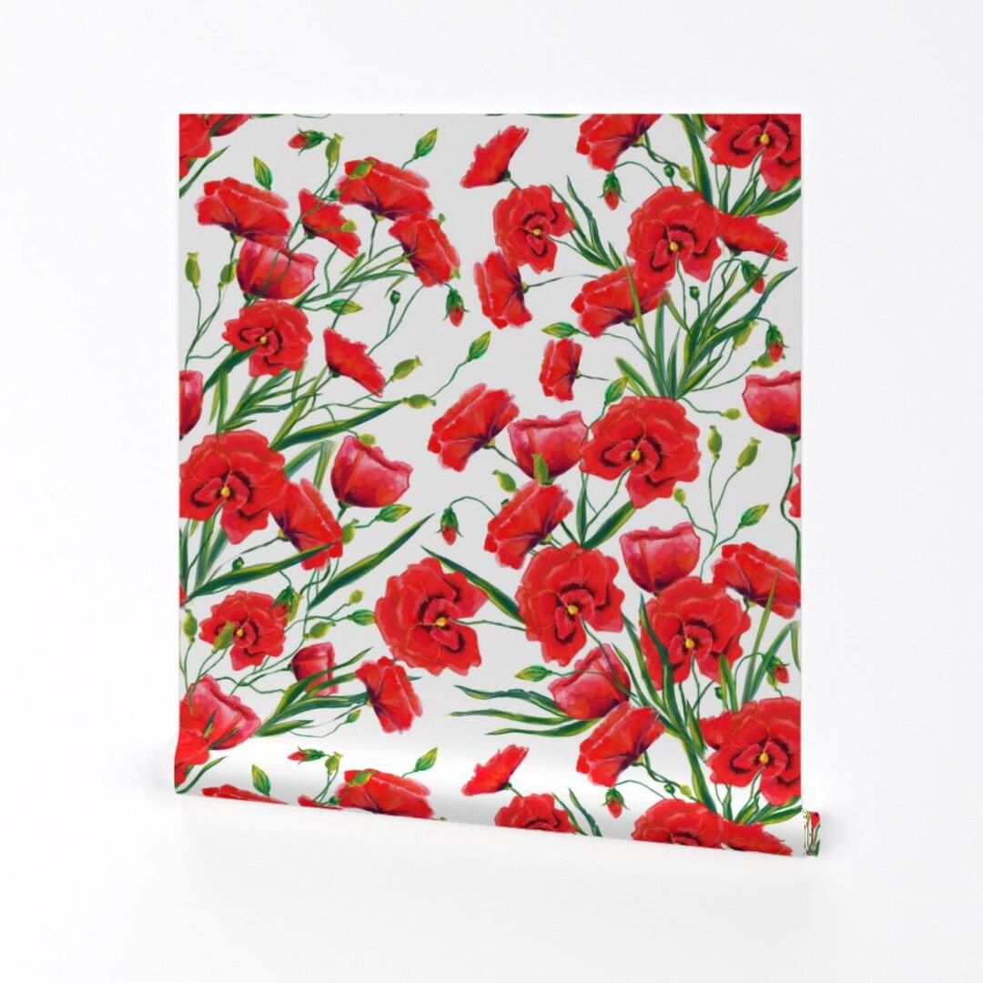 Poppy Wallpaper - Red Poppy Flowers by Nina Savinova - Poppy Flower ...