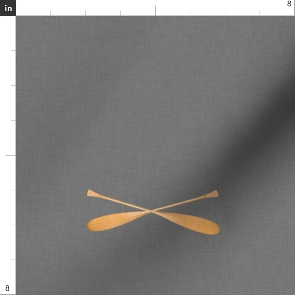 Summer Fabric Crossed Canoe Paddles by C Gerlach Summer Etsy