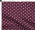 Red Wine Fabric - Wine Glass On Cabernet - Small (2&quot;) By Thinlinetextiles - Red Wine Glasses Cotton Fabric By The Yard With Spoonflower