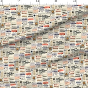 Vintage Pharmacy Fabric - Vintage Apothecary by nurseinsomniac - Retro Medicine Apothecary Labels Medical Fabric by the Yard by Spoonflower image 2