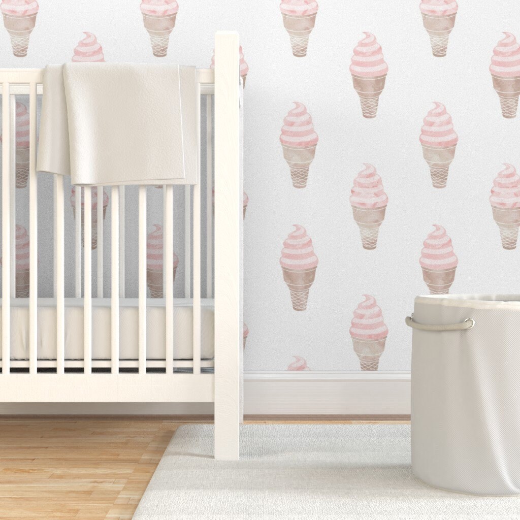 Ice Cream Wallpaper Soft Serve Ice Cream by | Etsy