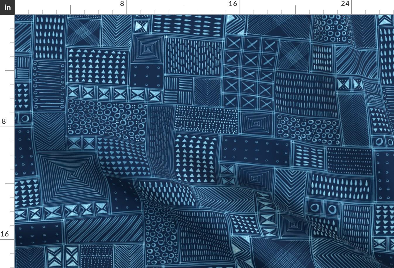 African Indigo Fabric - Etsy