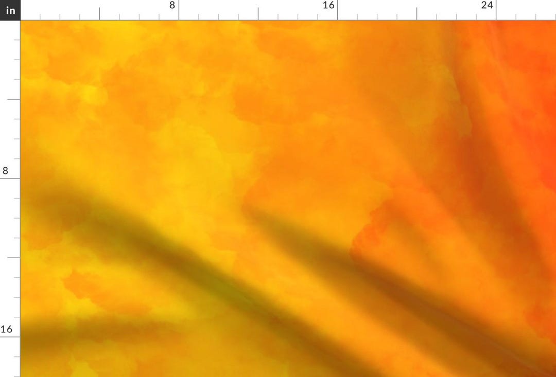 Fire Ombre Orange Yellow Fabric - Fire Ombre by Aspie Giraffe - Fire ...