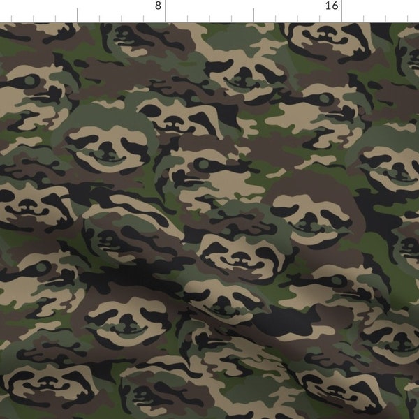 Sloth Cotton Fabric - Etsy