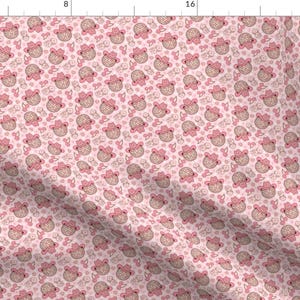Cowboy Disco Balls Fabric - Disco Valentines by camilaprints - Vintage Retro Groovy Western Feminine Pink Fabric by the Yard by Spoonflower image 1