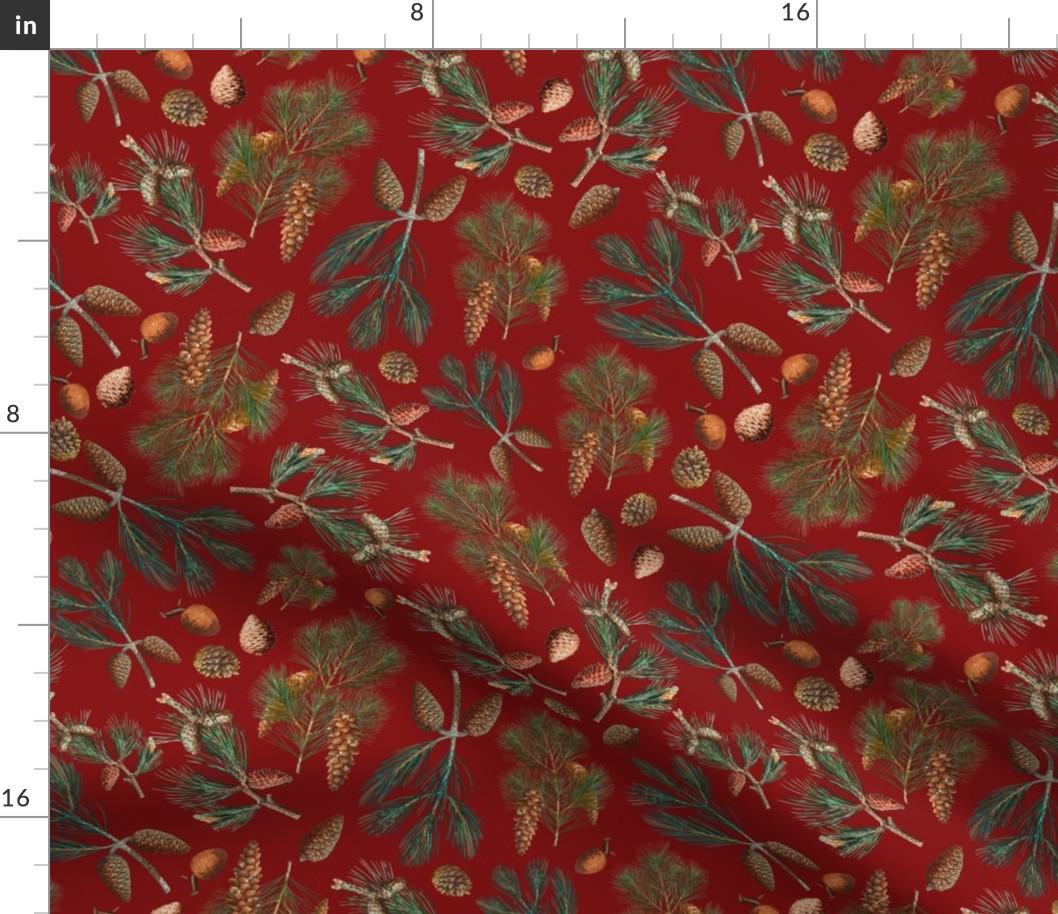 Christmas Tapestry Fabric Etsy