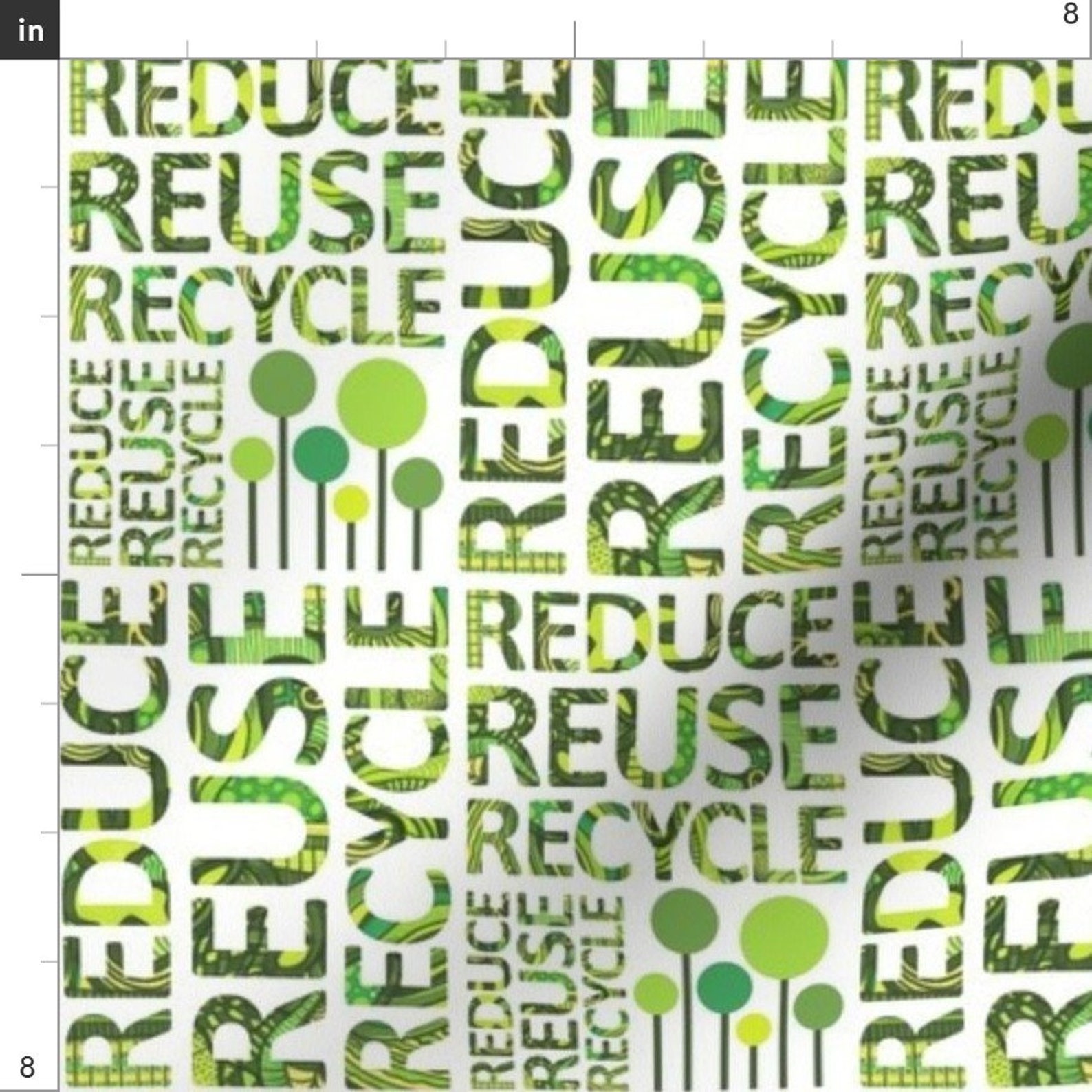 Recycle Fabric Reduce Reuse Recycle by Dunnspun Recycle - Etsy