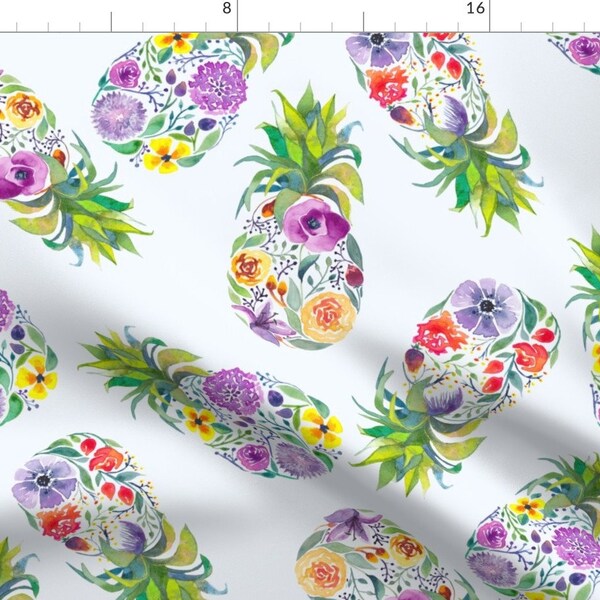 Pineapple Fabric Etsy