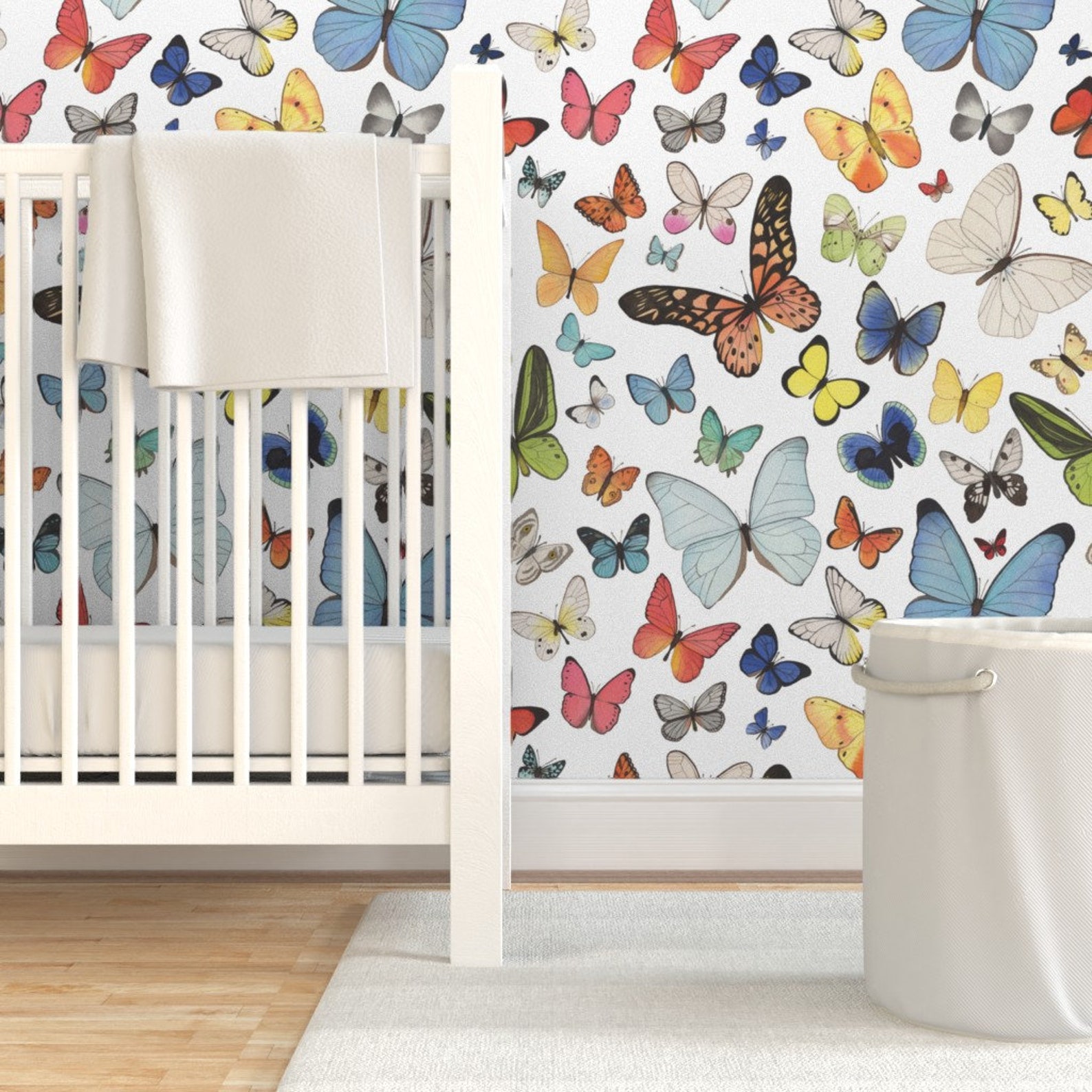 Butterfly Wallpaper Watercolor Butterflies by | Etsy