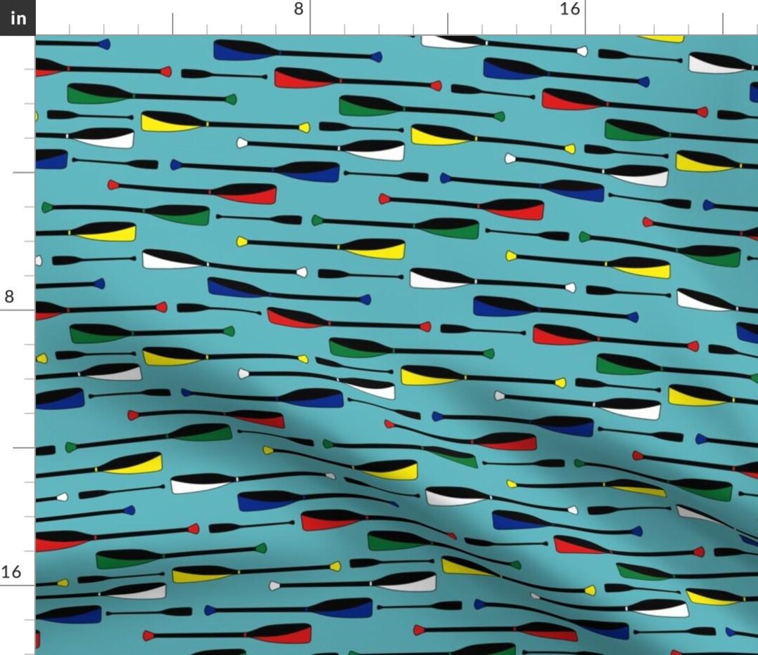 Olympic Sport Fabric Rowing Oars in Water by Pamelachi Olympic Sport ...