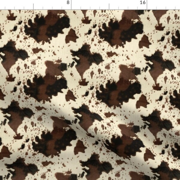 Buy Cowhide Fabric Etsy