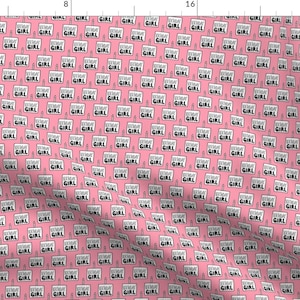 Celebration Pink Birthday Cakes Fabric - Birthday Girl - Small By Arrowandtheheart - Celebration Cotton Fabric By The Yard With Spoonflower