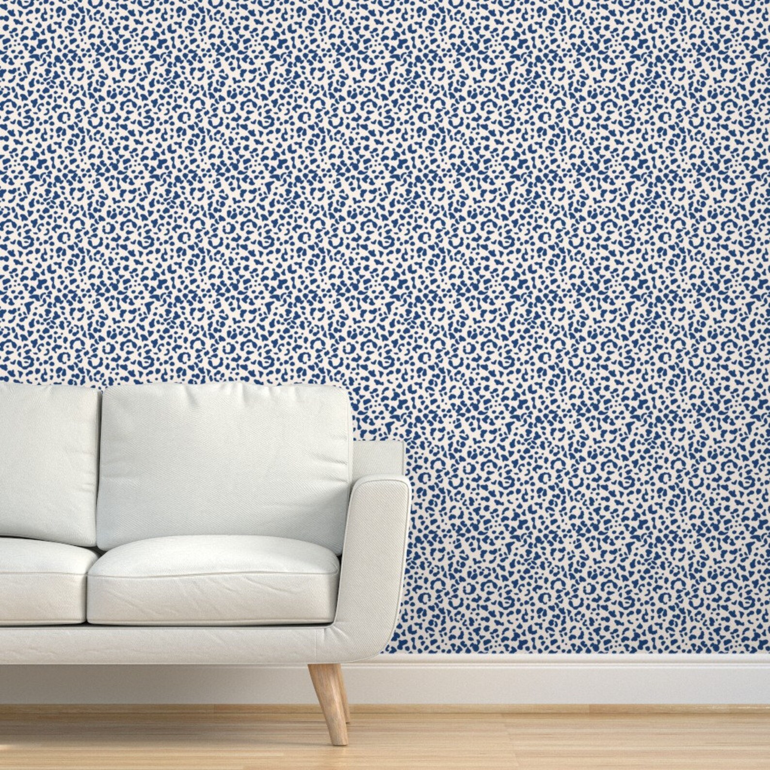 Leopard Print Wallpaper Leopard Pattern by Exotic Vector - Etsy