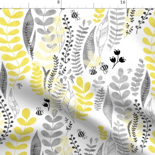 Yellow White Grey Etsy