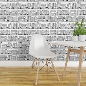 Classics Wallpaper Black and White and Read All Over by Betsysiber