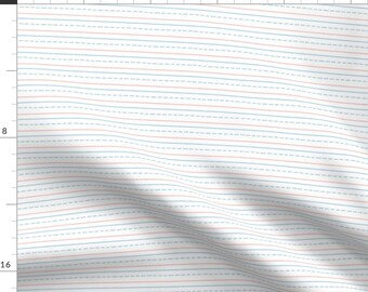 paper with dotted lines for writing Writing Paper Fabric - Hand Drawn Lines by anda - Kindergarten Stripes Classroom Cursive Blank Papers Blue Fabric by the Yard by Spoonflower