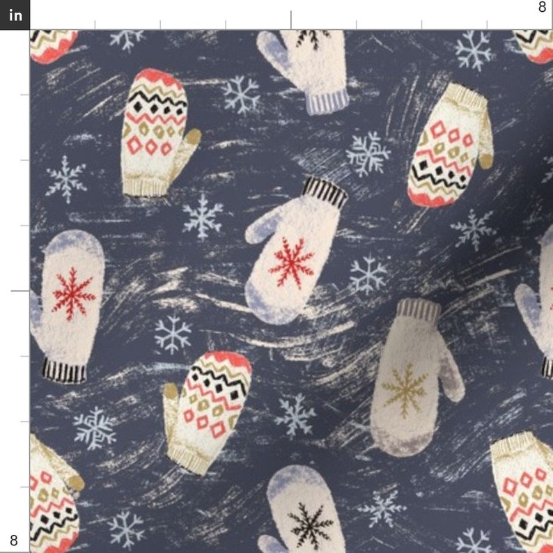 Mittens Fabric Mitten Weather by Allierunnion Mittens Etsy