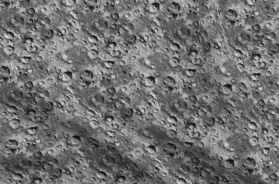 Moon Lunar Moon Home Decor Lunar Moon Texture Fabric Printed by Spoonflower BTY