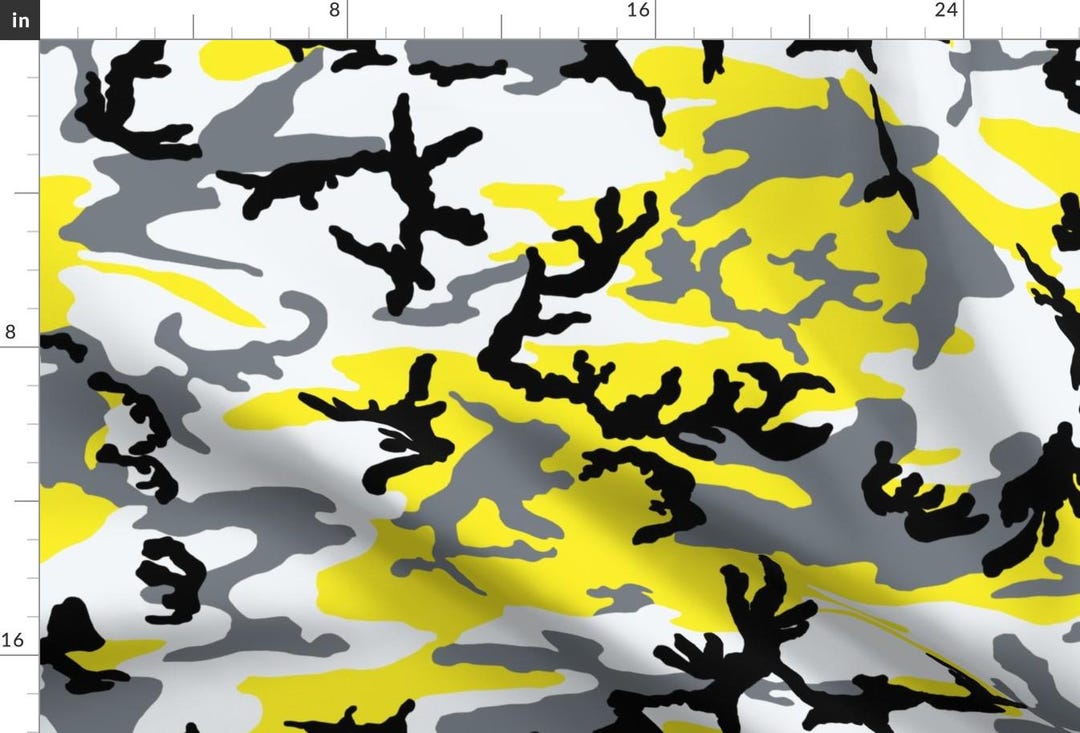 Woodland And Yellow Camo Print Blanket