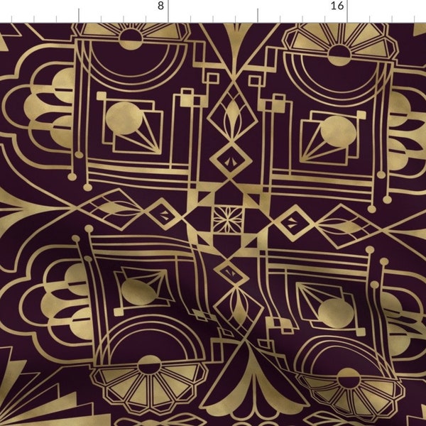 vintage art deco Fabric, Wallpaper and Home Decor - Spoonflower