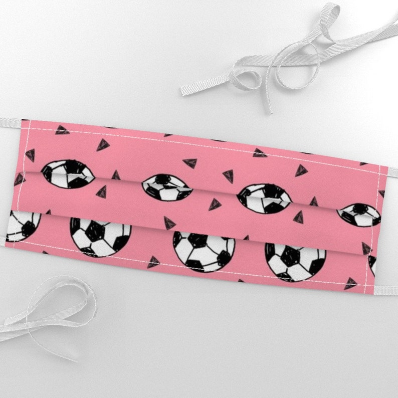 Pink Soccer Fabric Soccer Football Fabric Pink Girls Sports Etsy
