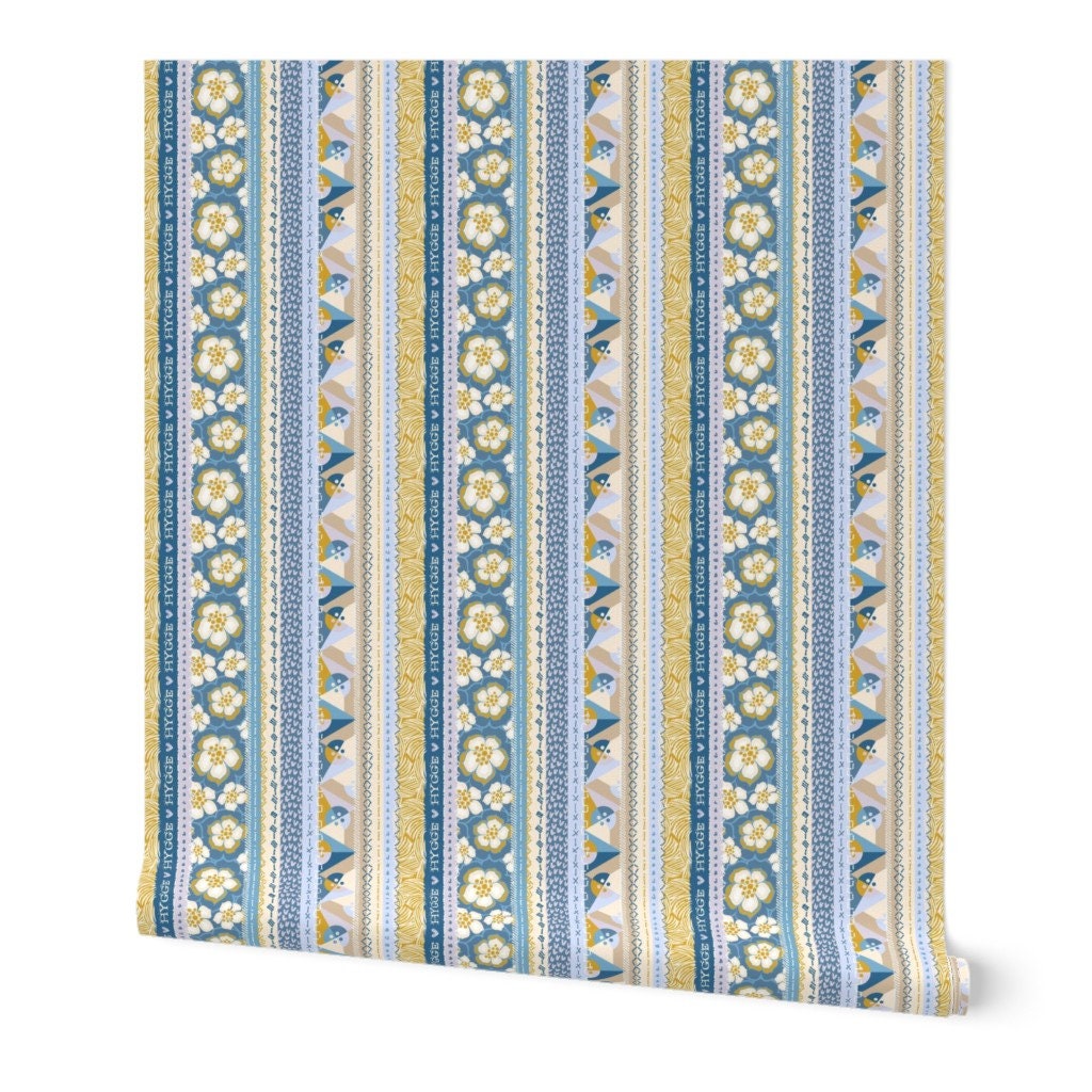 Floral Stripe Wallpaper Blue Yellow Removable Self Adhesive Wallpaper Roll by Spoonflower Patchwork Stripe And Stitches By Heidi-Abeline Floral Stripe Wallpaper Blue Yellow Removable Self Adhesive Wallpaper Roll by Spoonflower Patchwork Stripe And Stitches By Heidi-Abeline