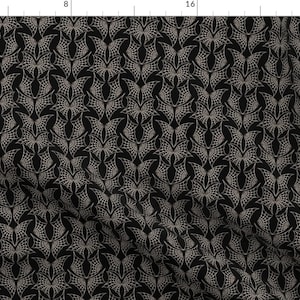 Halloween Apparel Fabric - Spiderweb Lace Small by borderlines - Gothic Bats Spiders Spooky Whimsigoth Lines Clothing Fabric by Spoonflower image 1