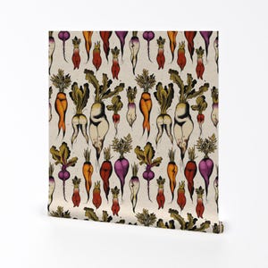Booty Butt Removable Peel and Stick Wallpaper - Sexy Vegetables  - Wall Art Wall Decor - Don&#39;t Forget Your Roots by cecilia_granata