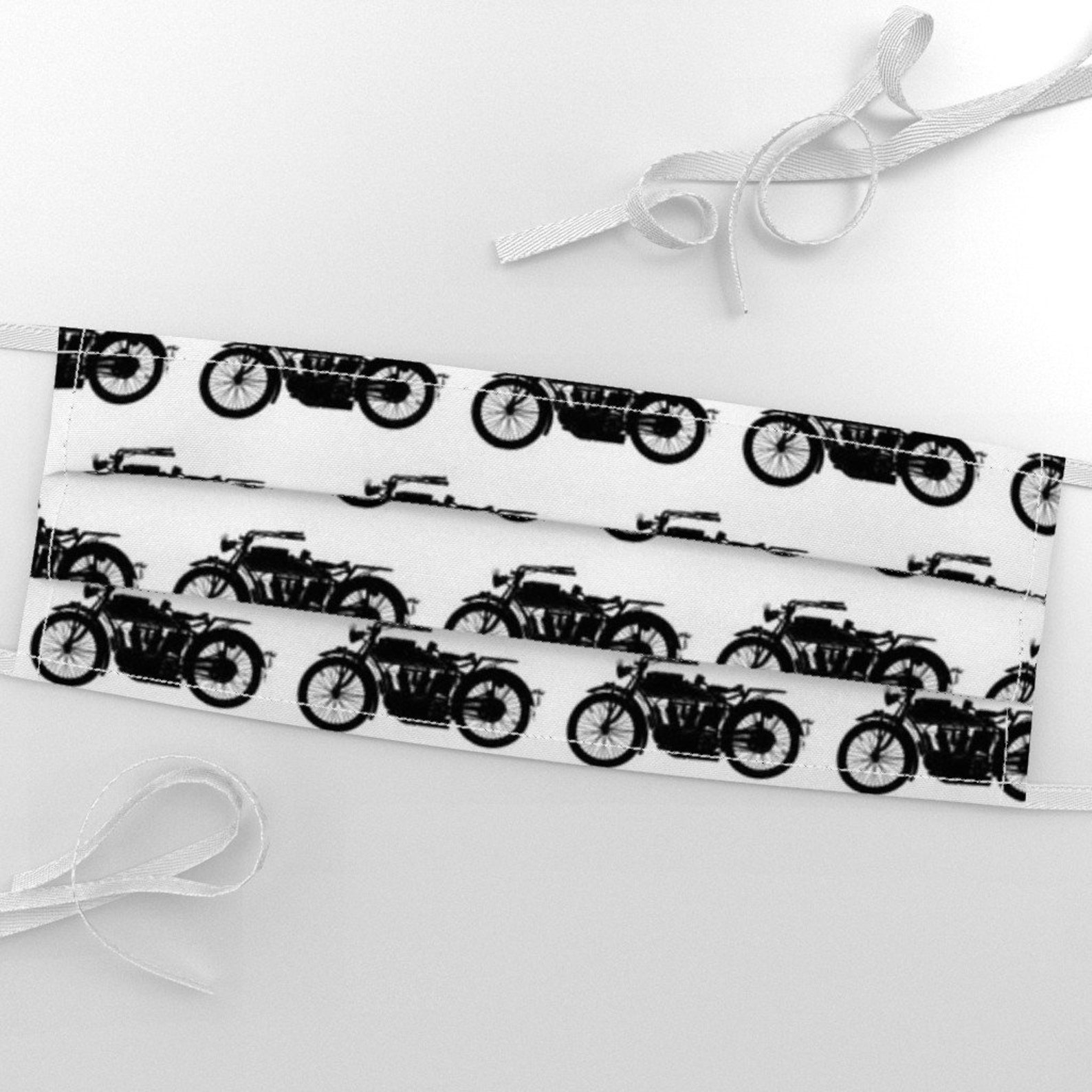 Antique Motorcycle Fabric Antique Motorcycle Small by Thin - Etsy