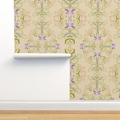 Waterlilies Wallpaper Water Lilies 1916 Large by - Etsy