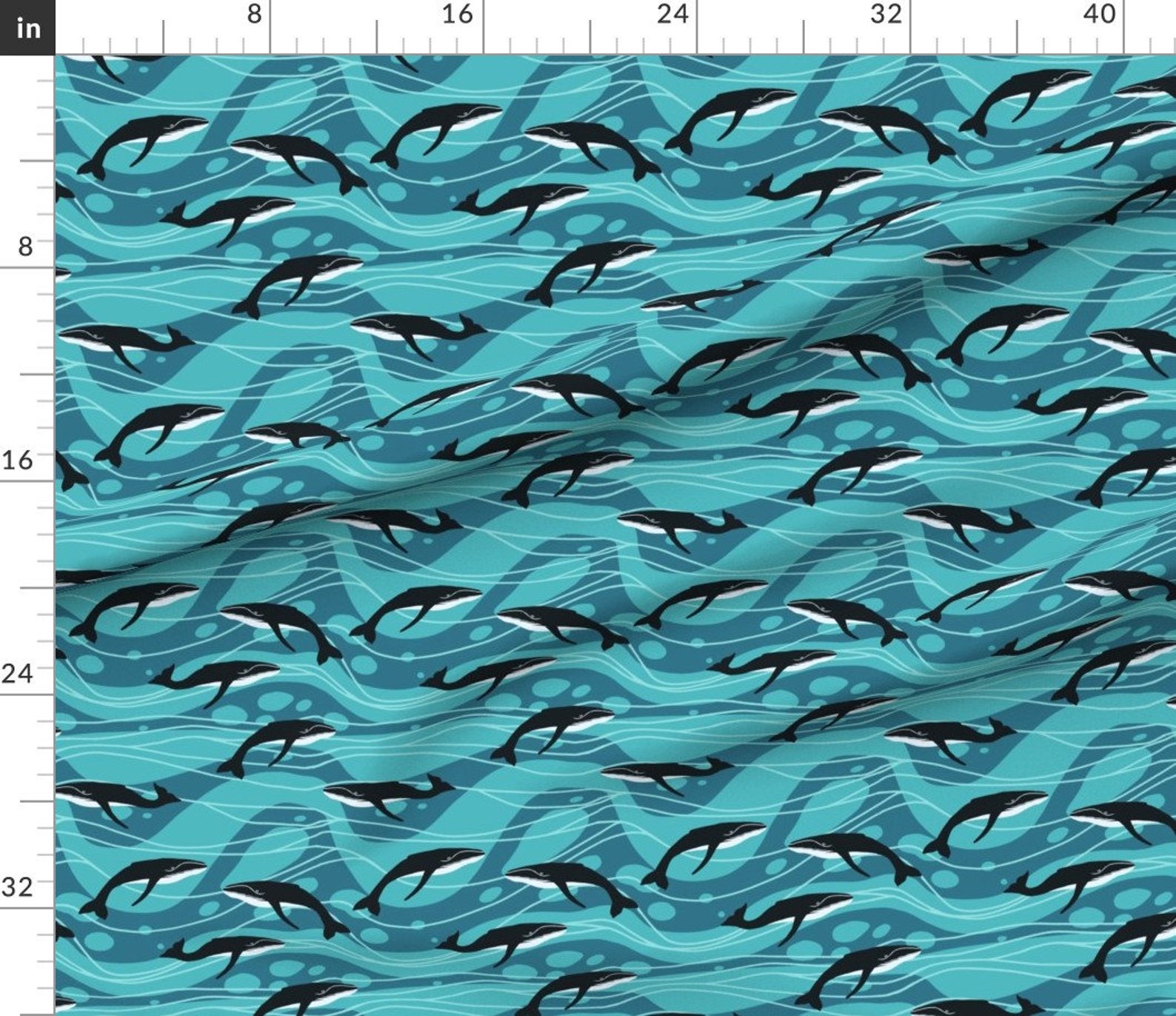 Galleon Woven Overalls - Whales main image 1
