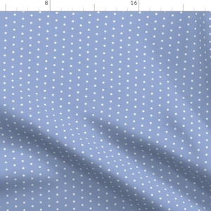 Dot Fabric - Dot // Dots Spots Polka Dot Blue Periwinkle Sweet Little Dots By Andrea Lauren - Dot Cotton Fabric By The Yard With Spoonflower image 1
