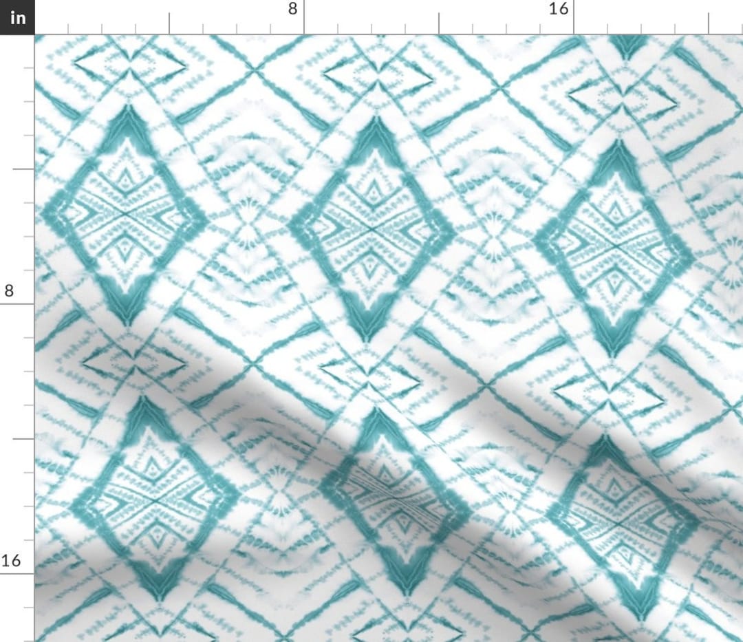 Tie Dye Blue Green Fabric Dye Diamond Sea Salt by Mjmstudio Tie Dye ...