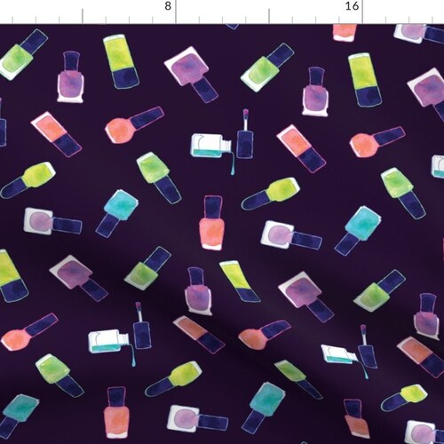 Nail Polish Fabric Nail Polish in Colors by Pinkowlet Etsy