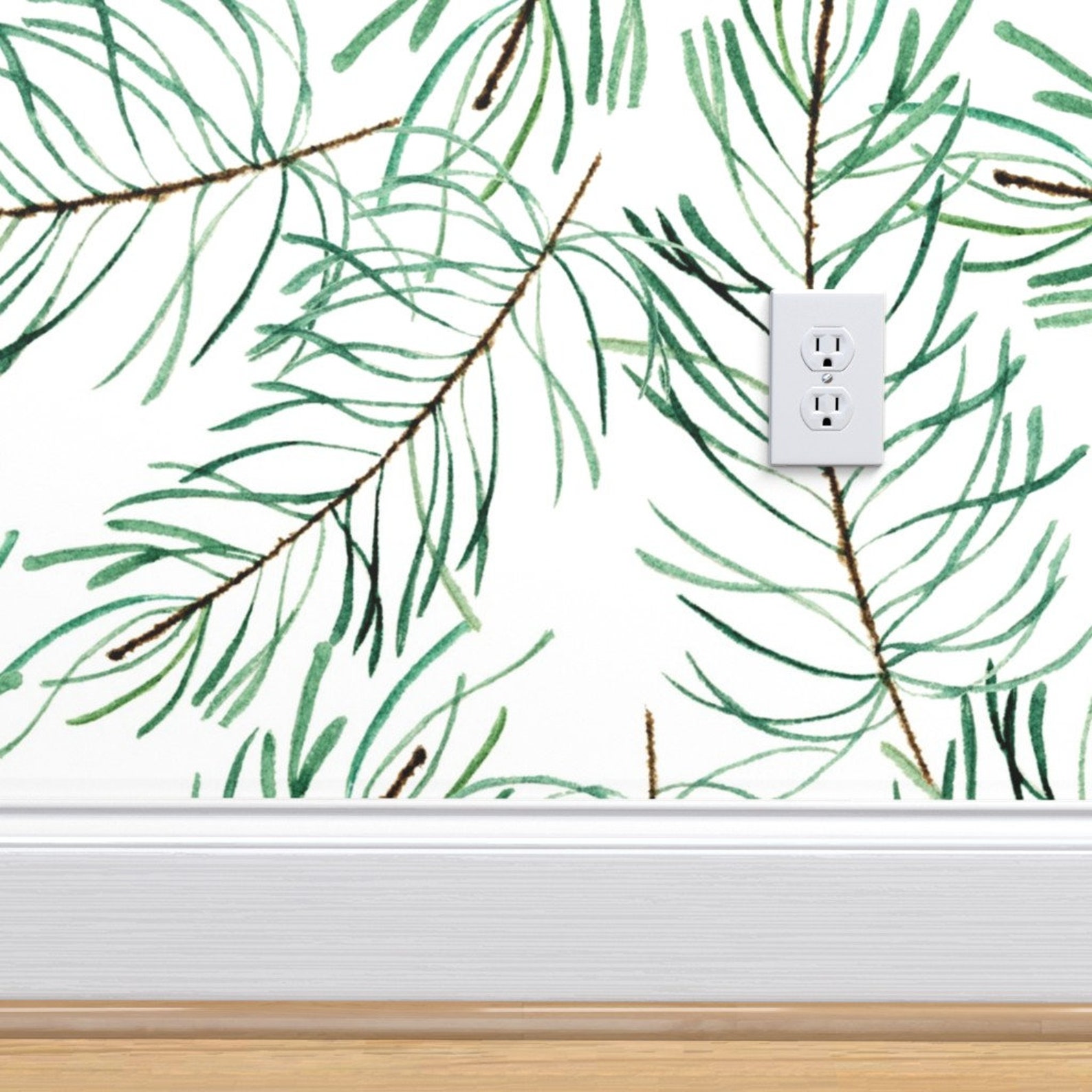 Pine Branches Wallpaper Pine Branches By Juliabadeeva Pine | Etsy