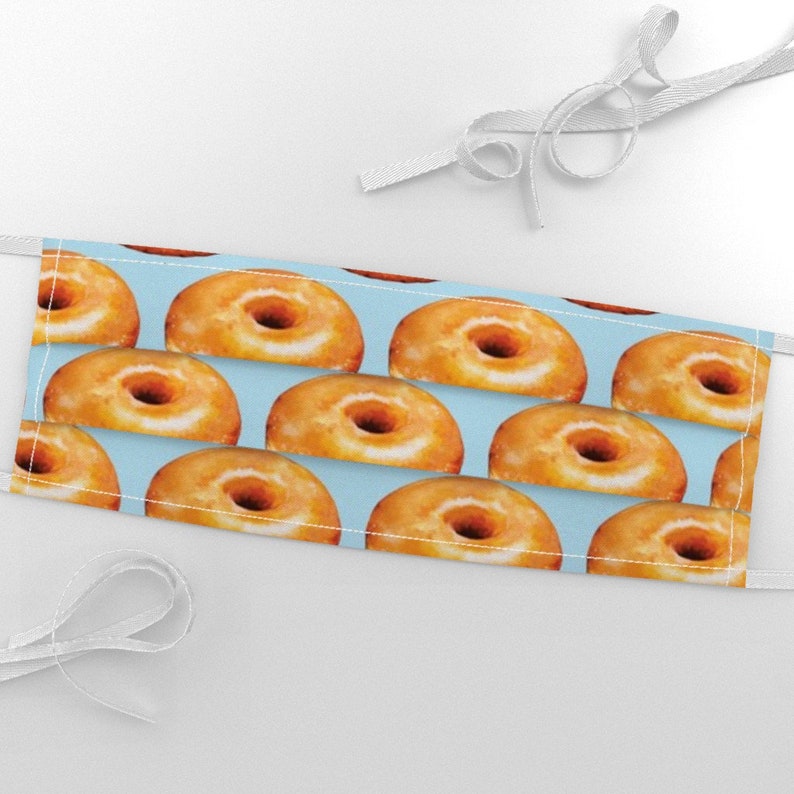 Plain Donut Fabric Glazed Donut by Kellygilleran Retro Etsy