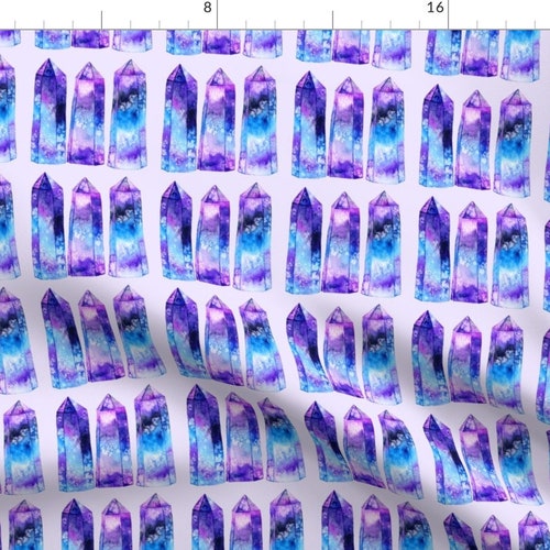 Gemstone Fabric You Are A Gem by Runlenarun Gemstone Etsy