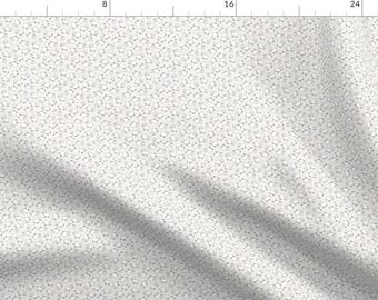 Farm Lambs Fabric - Cute Lambs by littlearrowdesign - Easter Cute Sheep Nursery White Micro Scale Barn  Fabric by the Yard by Spoonflower