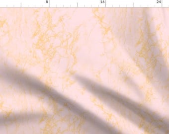 Rose Gold Marble Fabric - Marble Rose Gold By Kimsa - Blush Pink Marble Modern Home Decor Cotton Fabric By The Yard With Spoonflower