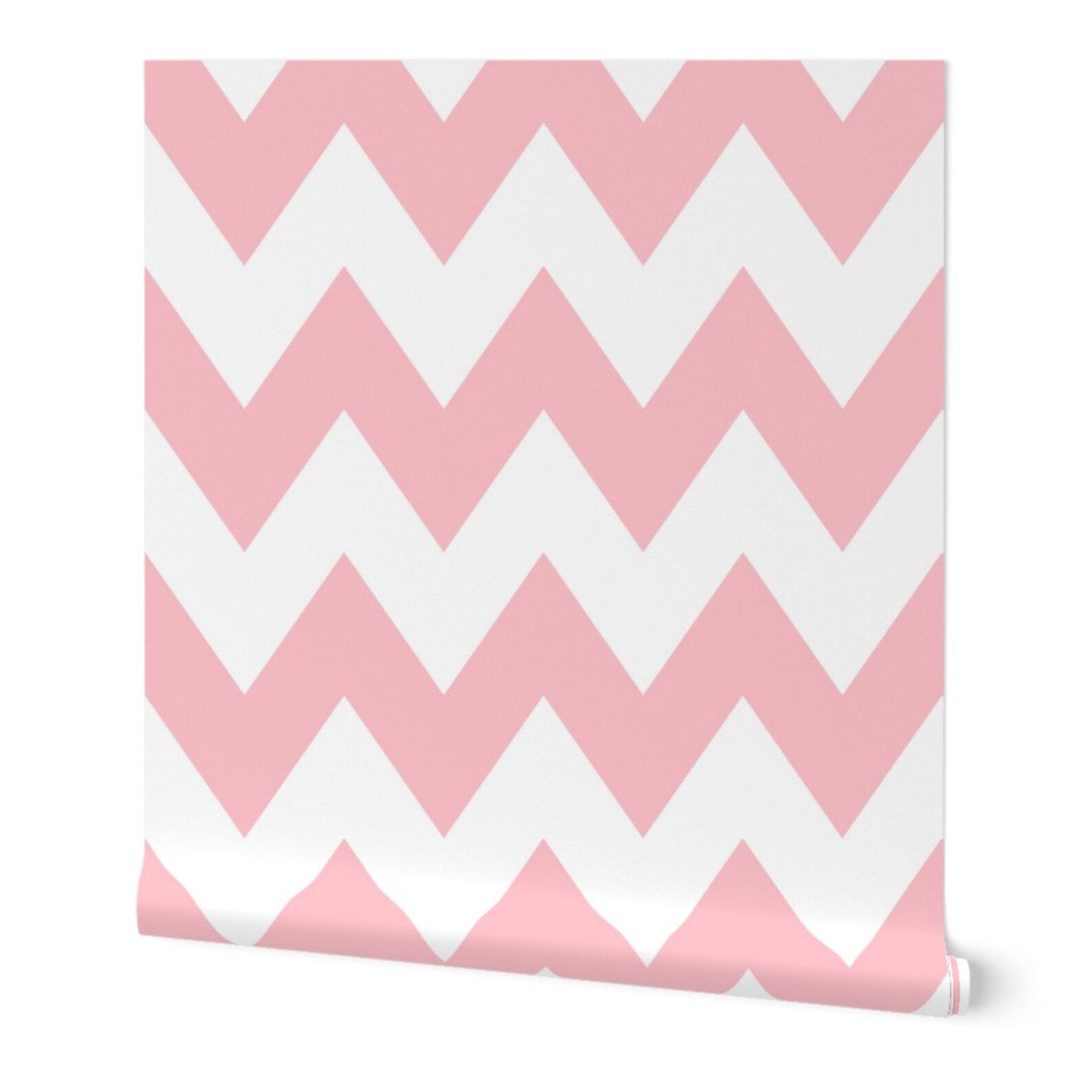 Chevron Wallpaper Chevron Xl Light Pink by Misstiina - Etsy