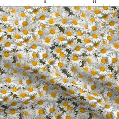 Daisy Fabric Daisy Garden by Hannafate Daisy Floral Etsy